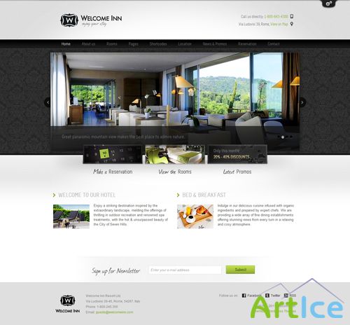 ThemeFuse - Welcome Inn v1.0.8 - Hotel WordPress Theme