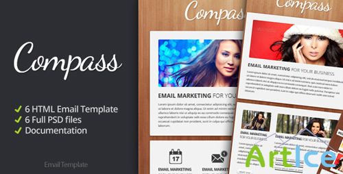 ThemeForest - Compass Email Template - RIP
