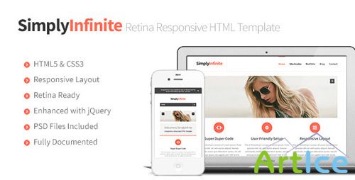 ThemeForest - SimplyInfinite - Responsive, Retina HTML Template