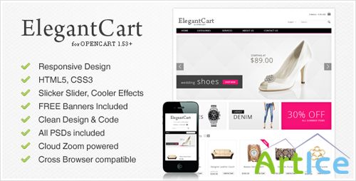 ThemeForest - ElegantCart - A Premium, Responsive OpenCart Theme