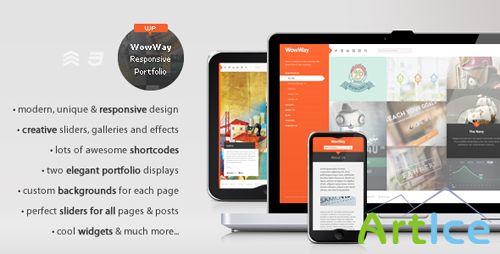 ThemeForest - WowWay v1.6 - Interactive & Responsive Portfolio Wordpress Theme