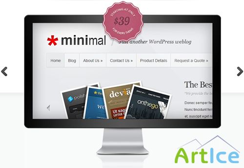 ElegantThemes - Minimal v3.9 - WordPress Theme