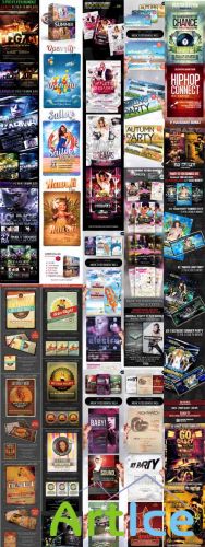 Excellent 15 Flyers and Posters Bundle in 1 Pack