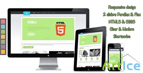 ThemeForest - Grey HTML5 and CSS3 Responsive Template - RIP