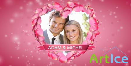 Heart of petals - Wedding opener - Projects for After Effects (Videohive)