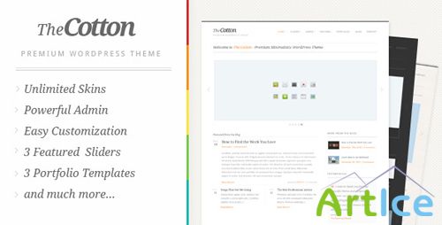 ThemeForest - The Cotton v1.1.4 - Powerful Minimalistic WordPress Theme