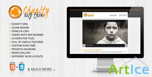 ThemeForest - Charity HTML5/CSS3 Website Template