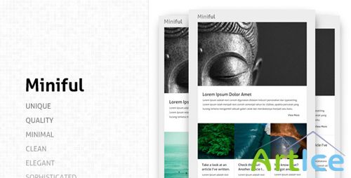 ThemeForest - Miniful- A Minimal Email Suite
