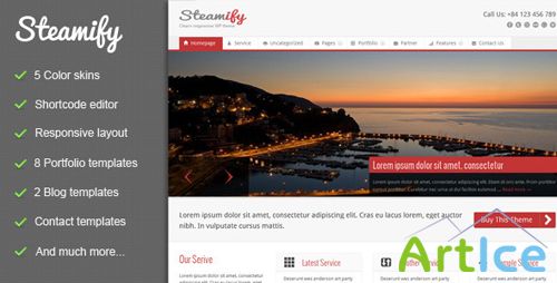 ThemeForest - Steamify - Responsive Wordpress Theme