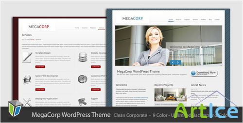 ThemeForest - MegaCorp - Corporate Business WordPress Theme