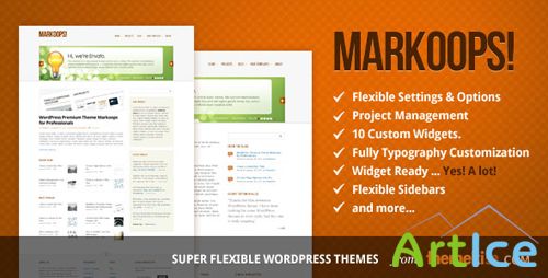 ThemeForest - Markoops - Business & Portfolio WordPress Theme