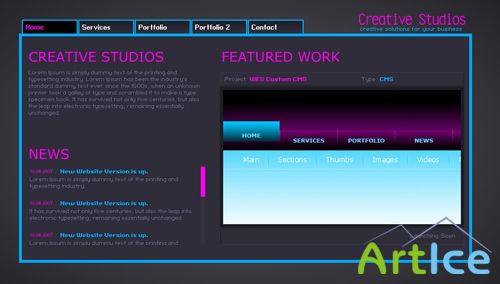 FlashDen - Creative Studios Portfolio 3778