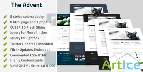 ThemeForest - The Advent - Clean and Modern Business Template - RIP