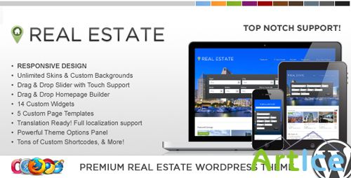 ThemeForest - WP Pro Real Estate 4 v1.0.2 - Responsive WP Theme