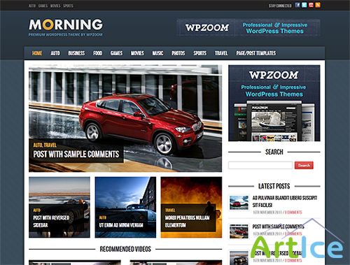 WpZoom - Morning v1.0.5 theme for WordPres