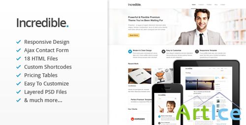 ThemeForest - Incredible - Responsive HTML Template