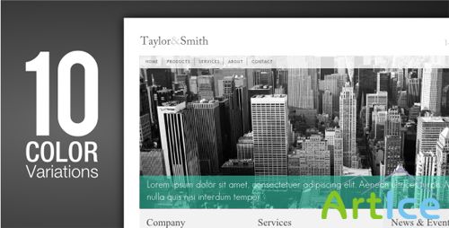 ThemeForest - Corporate - A clean business template