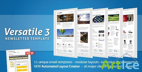 ThemeForest - Versatile Newsletter 3 - automated layout creator!