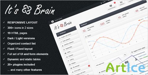 ThemeForest - It's Brain v2.0 - premium admin theme