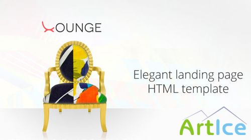 MojoThemes - Lounge - Minimalist coming soon HTML