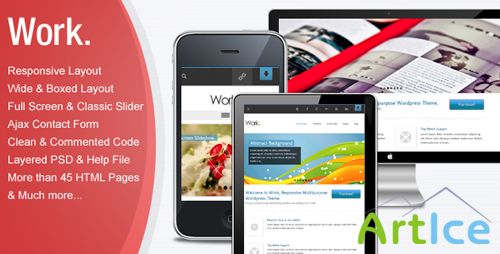 ThemeForest - Work - Ultimate Responsive HTML Template