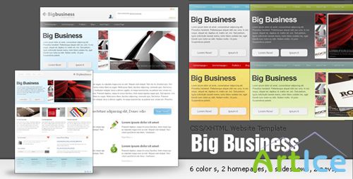 ThemeForest - Big Business - 6*2 in 1 Business/Portfolio