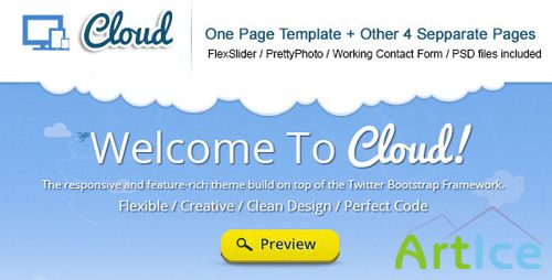 ThemeForest - Cloud - Responsive TwitterBootstrap Theme