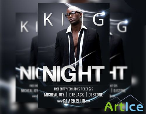 PSD Template - King Night Flyer/Poster