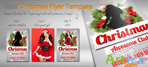 PSD Template - Christmas Flyer/Poster Design