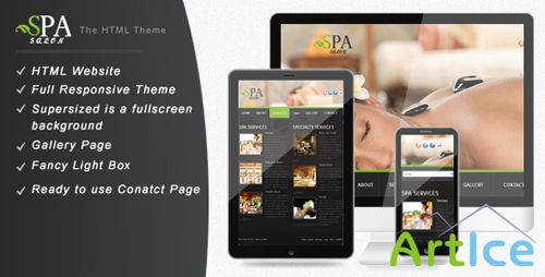 ThemeForest - SPA - SALON : Simple & Creative Website Template