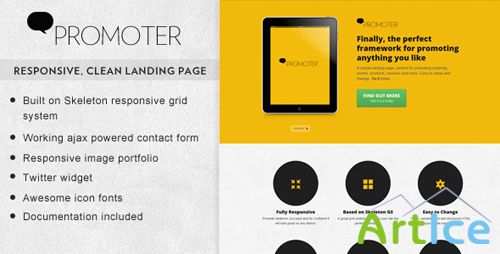 ThemeForest - Promoter - Responsive landing page