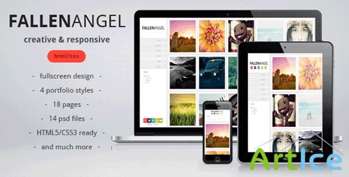 ThemeForest - Fallen Angel - responsive & creative template