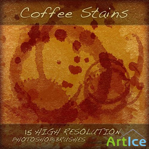 Coffee Stains Brushes for Photoshop