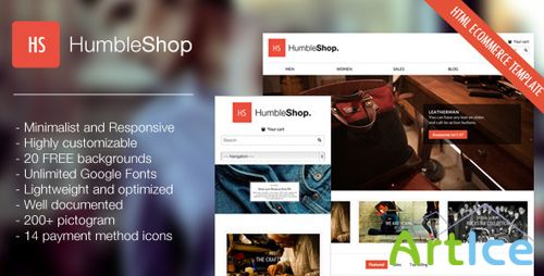 ThemeForest - HumbleShop - Minimal Responsive eCommerce Template
