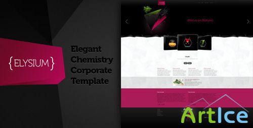 ThemeForest - Elysium -Elegant Chemistry Corporate Theme