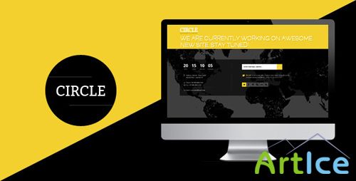 ThemeForest - Circle - Coming Soon Responsive Template