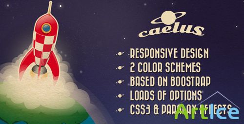 ThemeForest - Caelus - Bootstrap Coming Soon Page