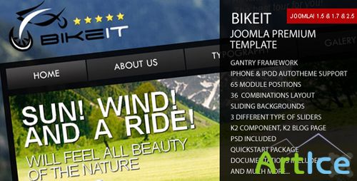 ThemeForest - BikeIT - Premium Joomla Template