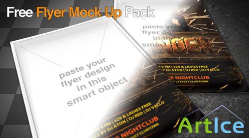 PSD Template - Awesome Photorealistic Flyer/Poster Mock Up