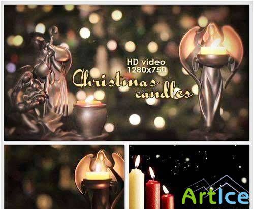 Christmas Candles ( Footage HD)