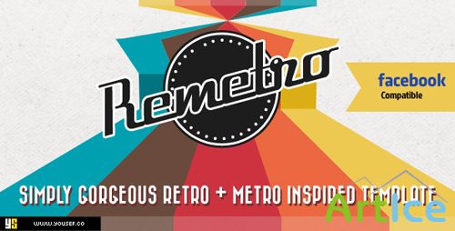 ThemeForest - Remetro | Single Page Portfolio