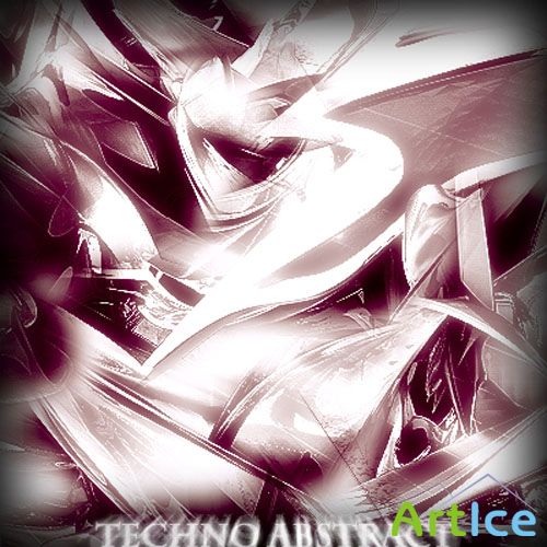 Techno Abstract Photoshop Brushes