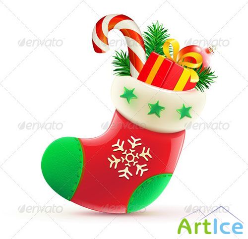 GraphicRiver - Christmas stocking 2781299