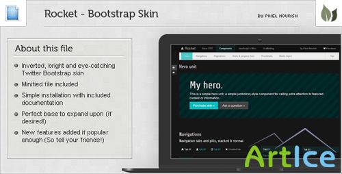 CodeCanyon - Rocket - Bootstrap Skin