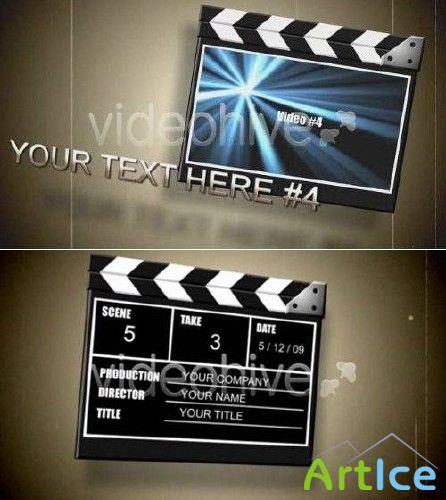 Movie Slate V1 (Projects AE)