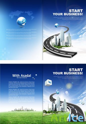 Business Brochure Cover - Asadal Design