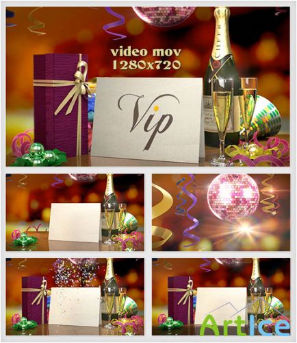 New Year footage HD - Holiday Greetings