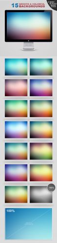 15 Soft Backgrounds Pack