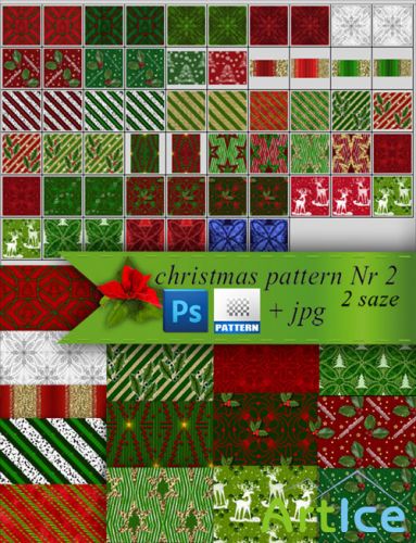Christmas Patterns for Photoshop #2