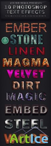 10 Photoshop Text Effects